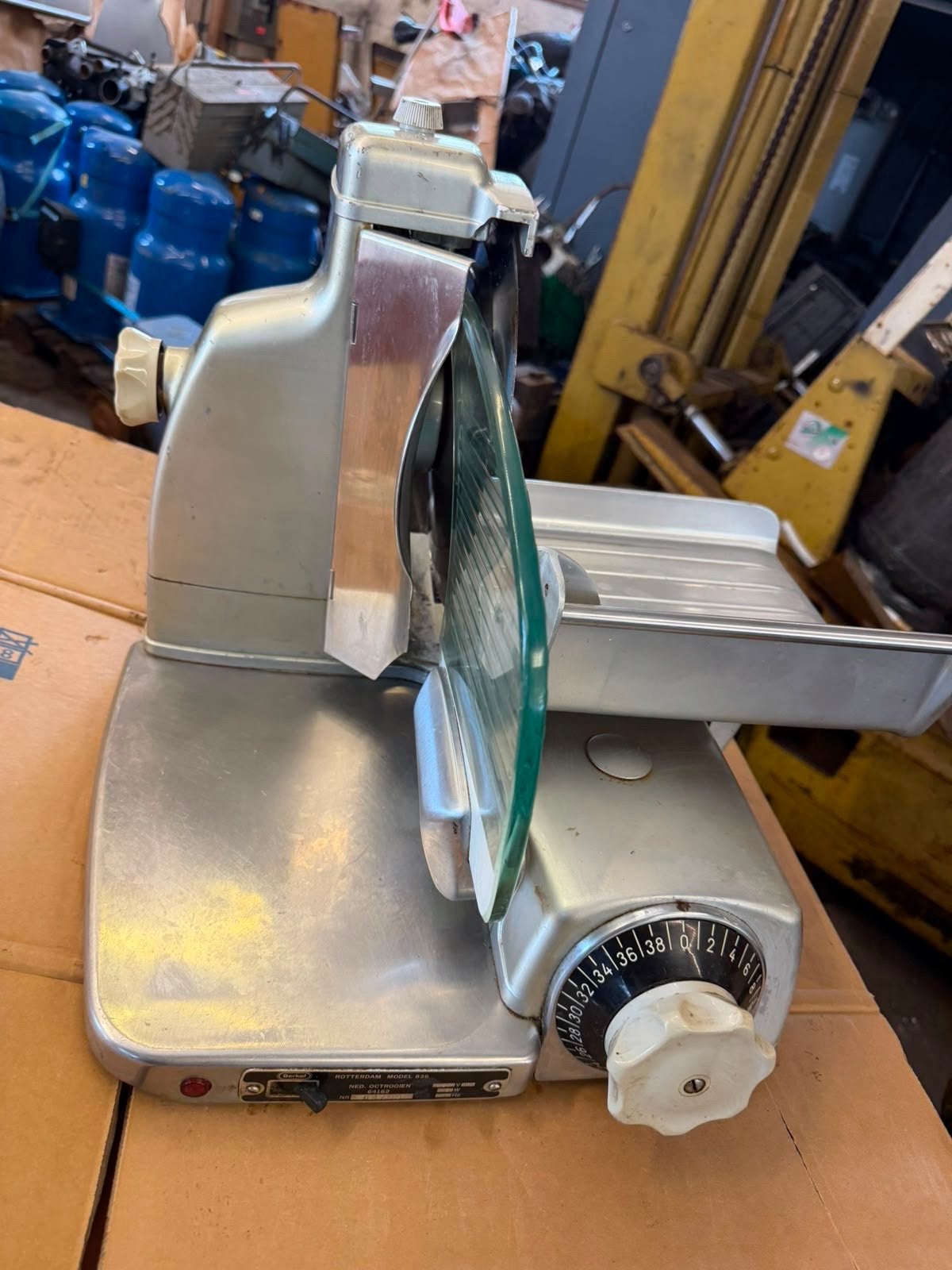 Berkel Vleeswarensnijmachine Model 836 -, Ophalen, Gebruikt