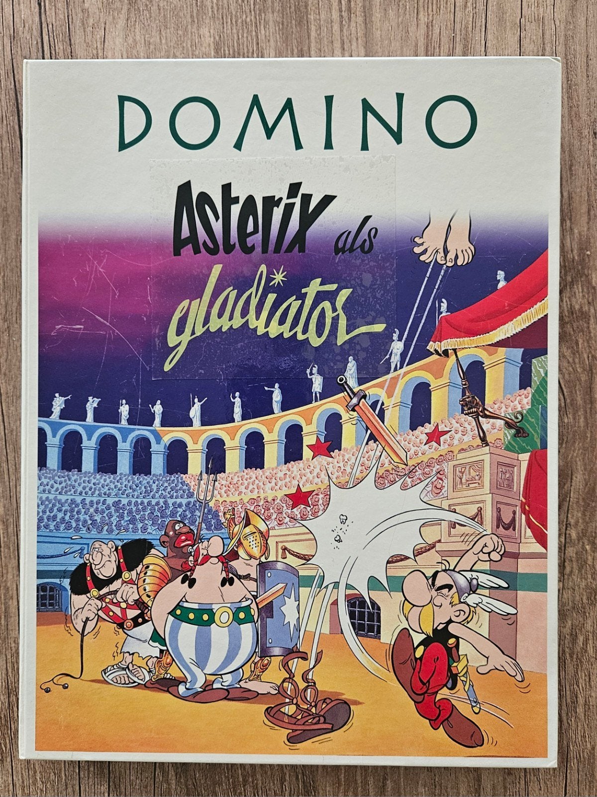 Asterix als Gladiator Domino spel - Atlas Collections, Drie of vier spelers, Ophalen of Verzenden, Zo goed als nieuw, Atlas Collections