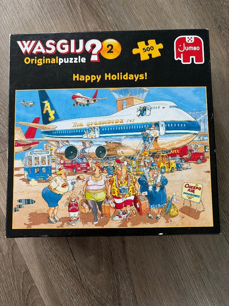 Wasgij Original 2: Happy Holidays! - 500 stukjes, Ophalen, Minder dan 500 stukjes, Zo goed als nieuw, Legpuzzel