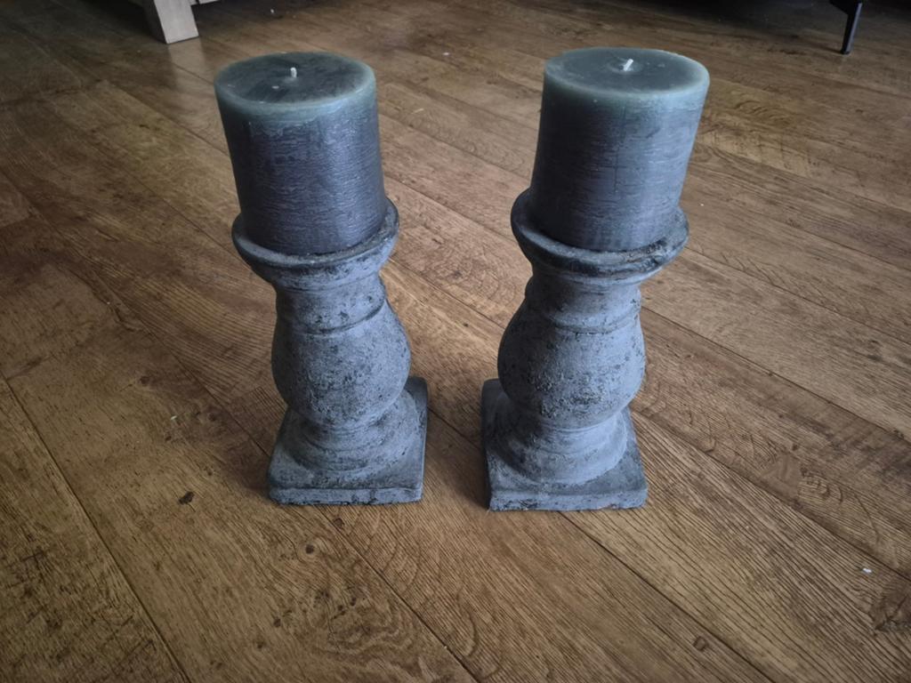 Kaarsen kandelaars, Huis en Inrichting, Woonaccessoires | Kandelaars en Kaarsen, Ophalen, Overige materialen, Minder dan 25 cm