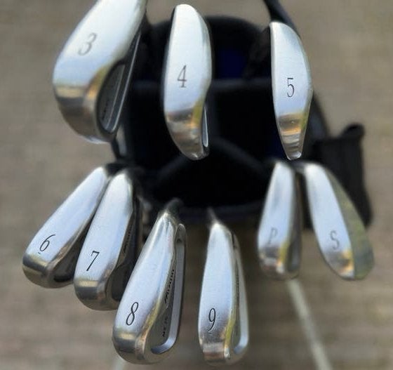 Mizuno MX-15 Set IJzers 3 t/m PW + SW | Staal Shaft | 9 pcs, Ophalen of Verzenden, Gebruikt, Set, Mizuno