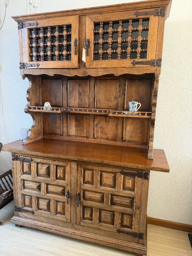Eiken buffetkast, Huis en Inrichting, Kasten | Buffetkasten, Ophalen, Gebruikt, 100 tot 150 cm, Eikenhout