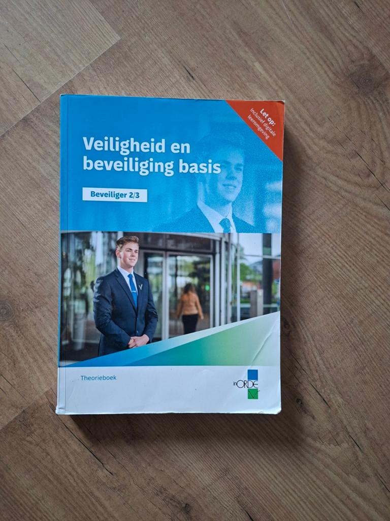 Veiligheid en Beveiliging Basis - Beveiliger 2/3, Boeken, Ophalen of Verzenden, Zo goed als nieuw, Overige niveaus, Overige vakken