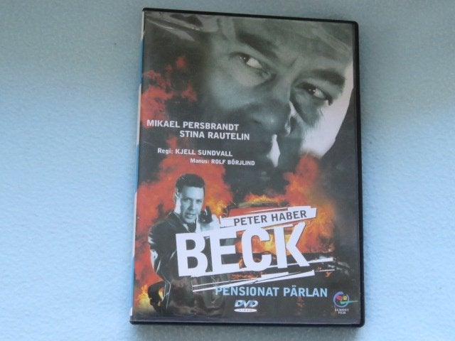 Zweedse DVD: Beck - Pensionat Pärlan, Haber en Persbrandt, Vanaf 16 jaar, Ophalen of Verzenden, Zo goed als nieuw, Inclusief doosje