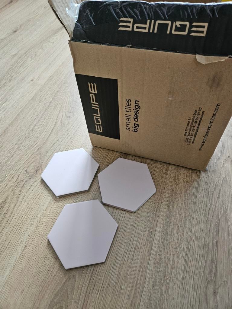 Nieuw - hexagon tegels roze 11,6 x10 cm (0,88 m2), Ophalen, Nieuw, Minder dan 20 cm, Minder dan 5 m²