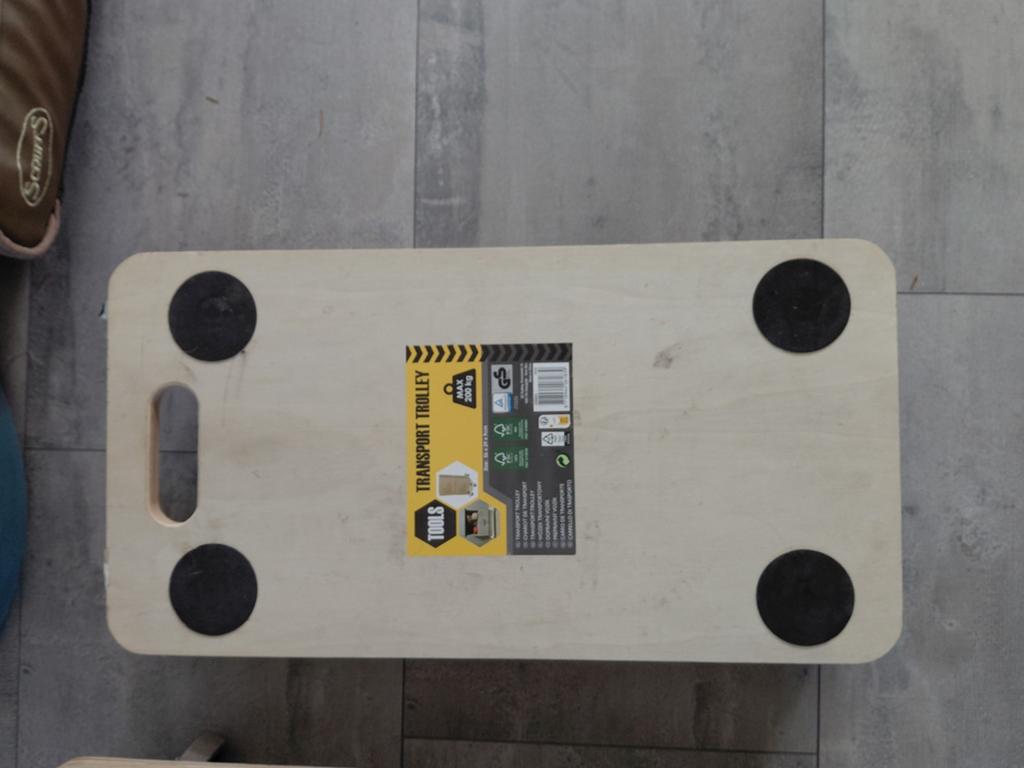 Houten transportroller / meubelroller, Ophalen, Gebruikt