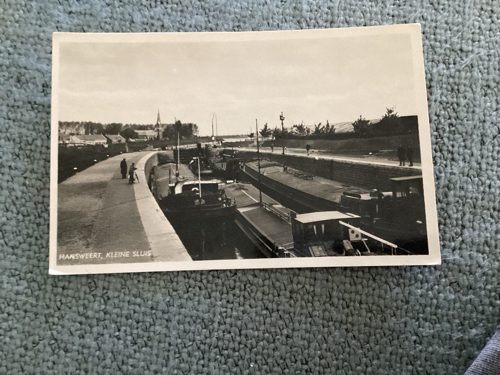 Hansweert.. Binnenvaartschepen. No 2., Verzenden, 1940 tot 1960, Ongelopen, Zeeland