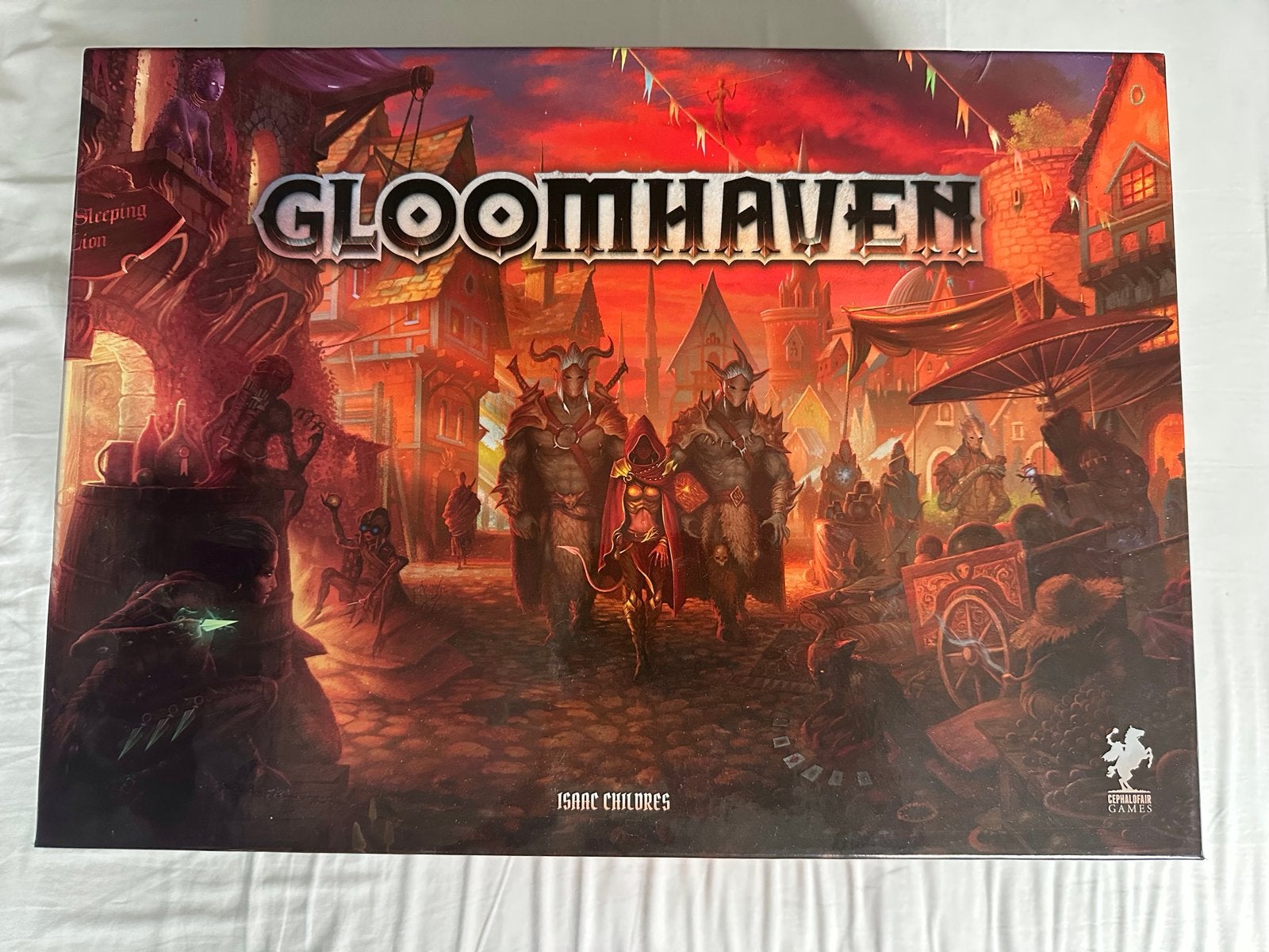 Gloomhaven Bordspel - Compleet met Organizer, Een of twee spelers, Ophalen of Verzenden, Zo goed als nieuw