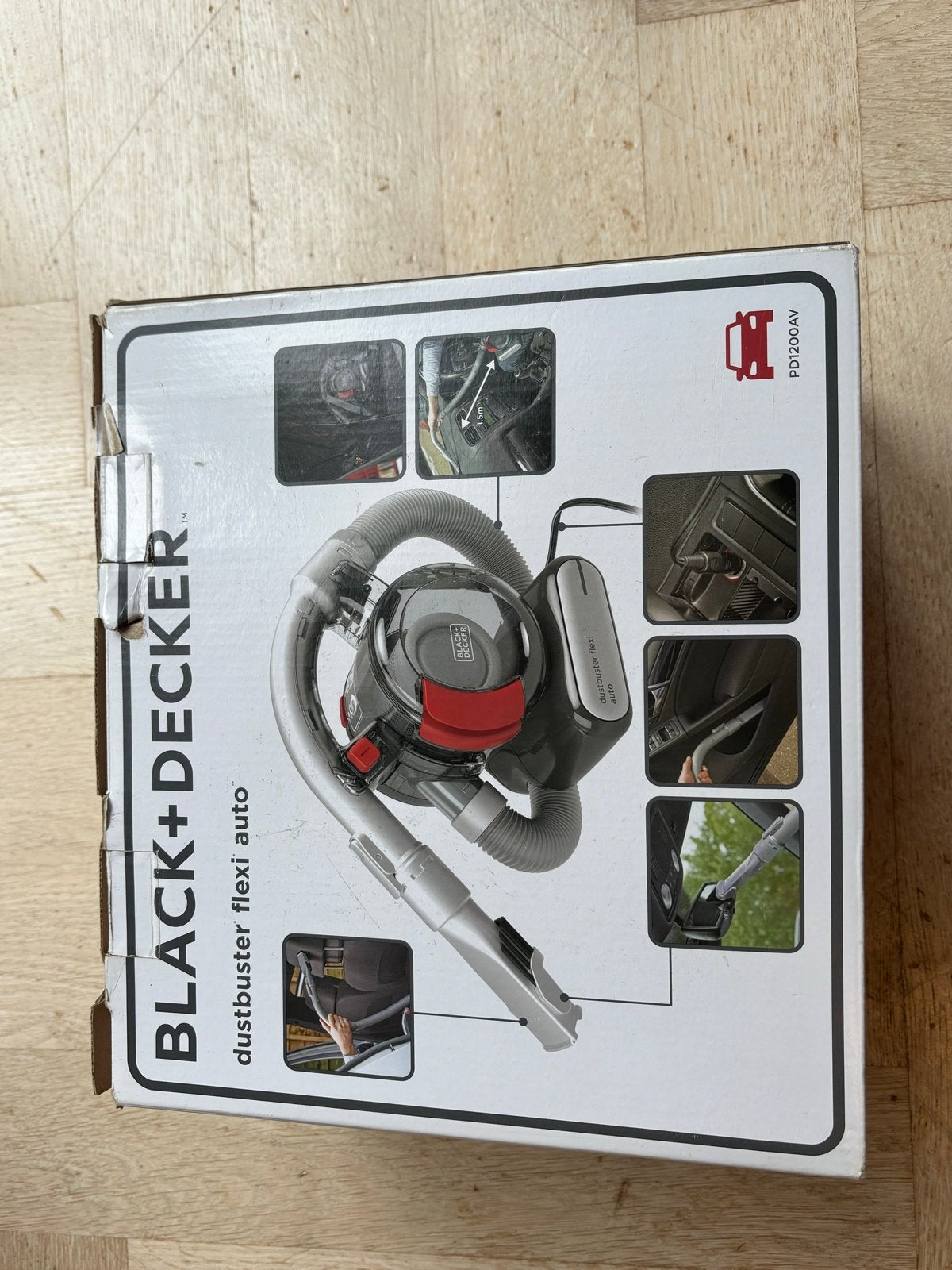 Black+Decker Dustbuster Flexi Auto PD1200AV Autostofzuiger, Ophalen