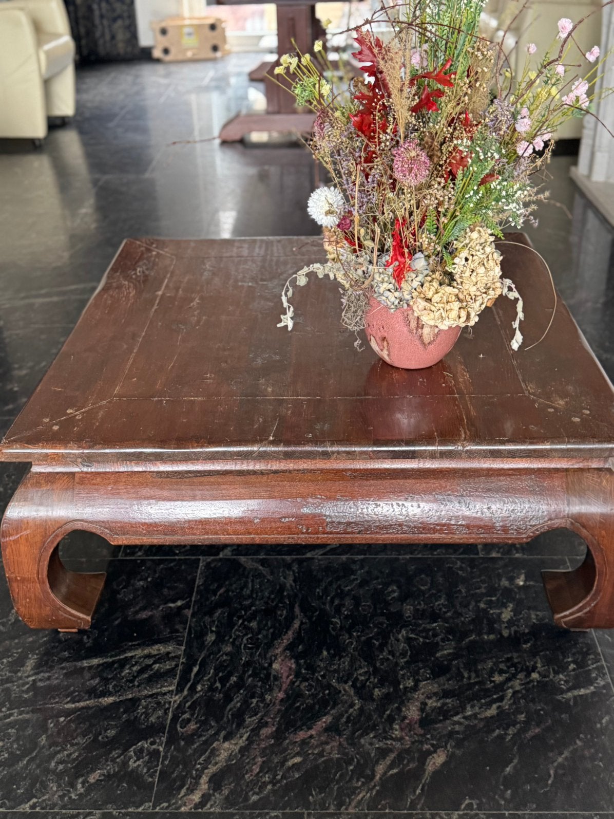 Opium tafel, Ophalen, Zo goed als nieuw, Rechthoekig, 50 tot 100 cm