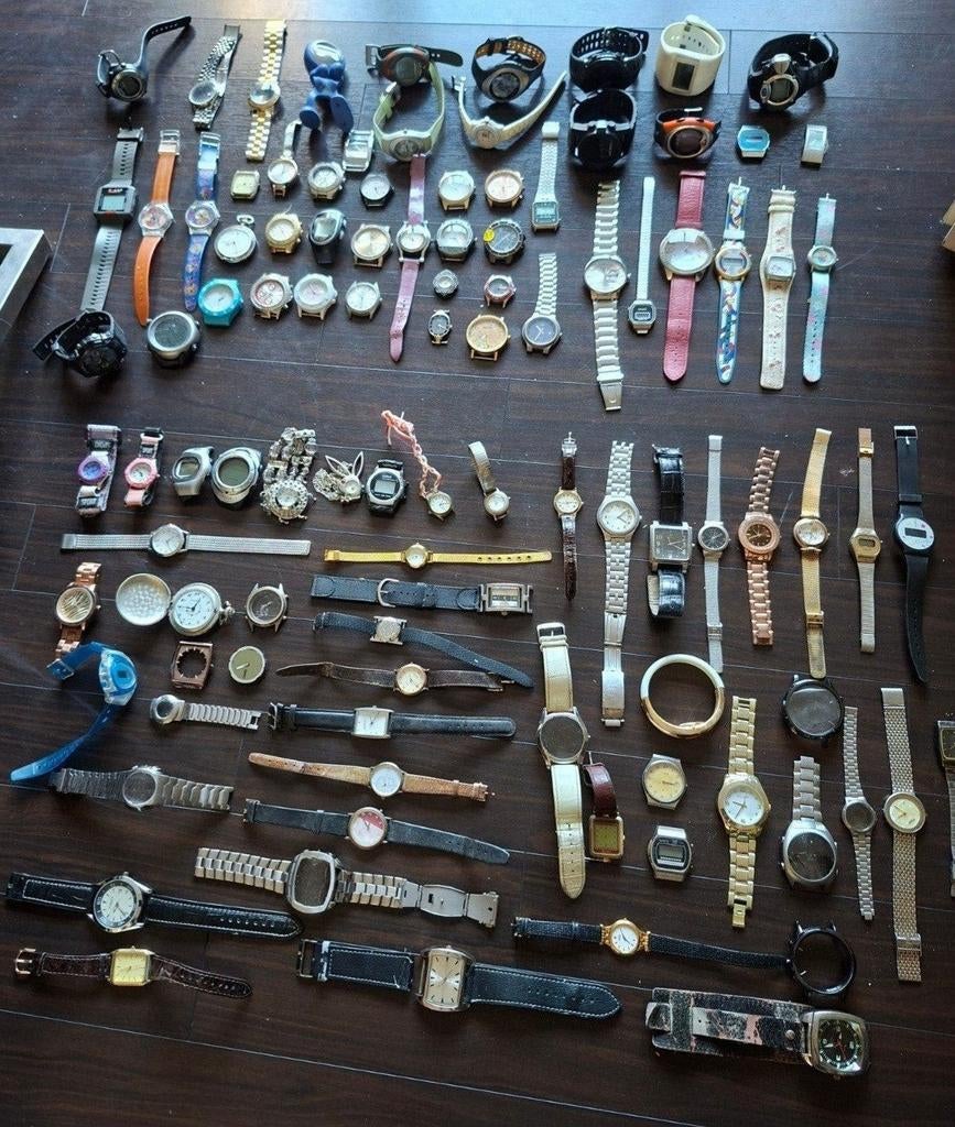 Totaal 100 x Sloop Horloges Hobbyisten & Verzamelaar, Ophalen of Verzenden, Overige materialen, Overige merken