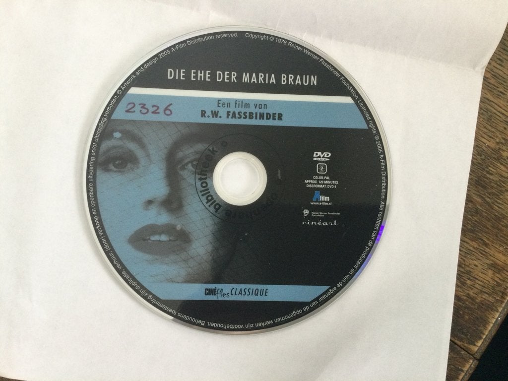 DVD film Die ehe der Maria Braun van R.W. Fassbinder, Vanaf 16 jaar, Nederlands, Duits, Ophalen of Verzenden