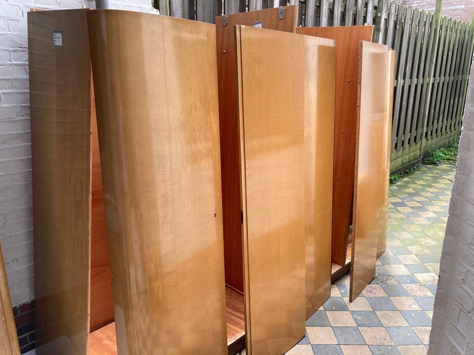 Vintage kledingkast, Ophalen, Met deur(en), Gebruikt, Vintage jaren 60 vorige eeuw