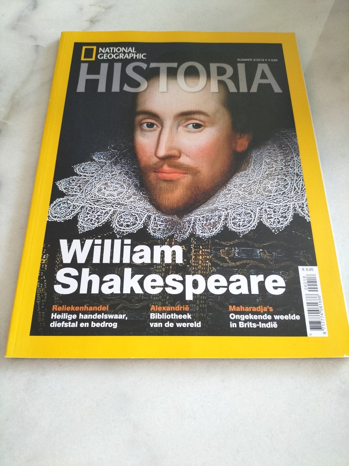 National Geographic Historia - William Shakespeare, Ophalen of Verzenden, Zo goed als nieuw, Overige typen