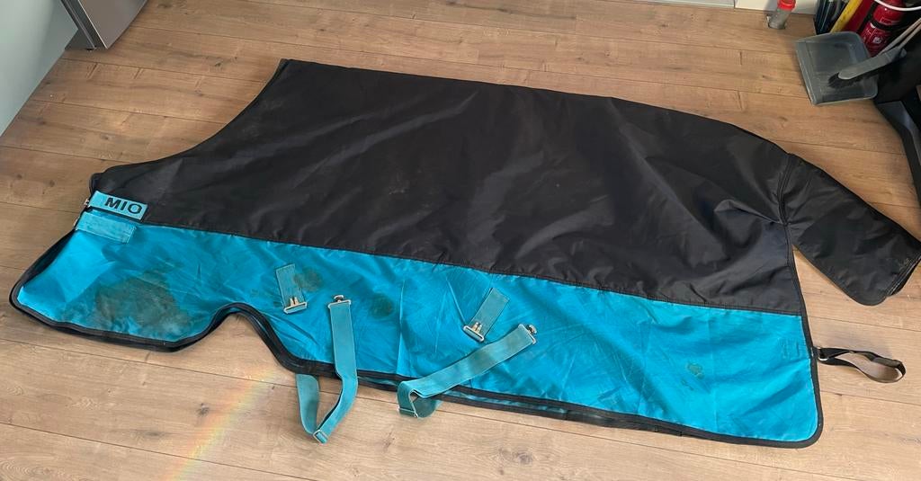 ZGAN! Horseware Mio Turnout - 6.9” - 300gr - paardendeken, Dieren en Toebehoren, Ophalen of Verzenden, Zo goed als nieuw, Deken