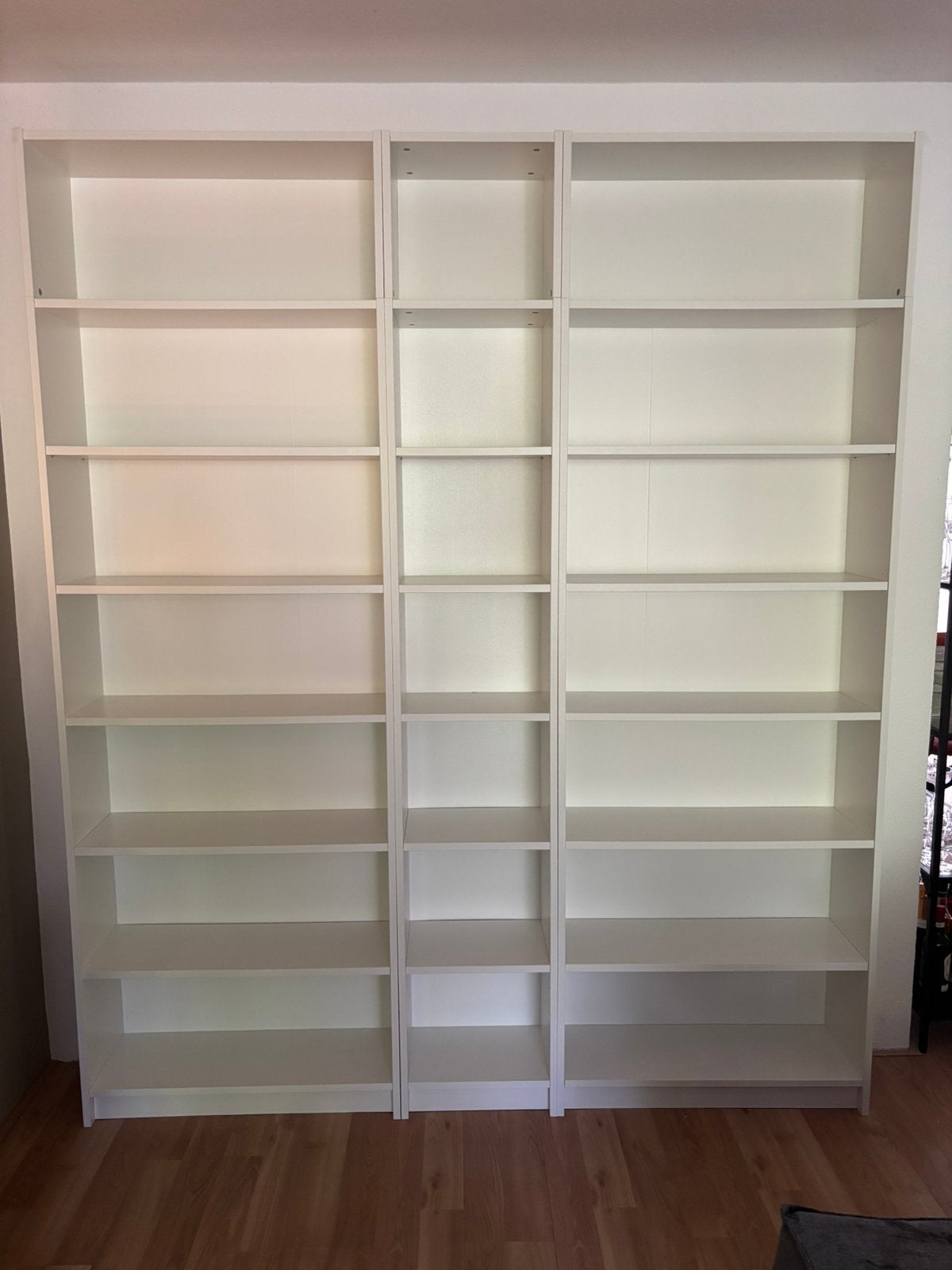 Billy boekenkast wit met afdekdopjes - IKEA, Ophalen, Met plank(en), 200 cm of meer, Zo goed als nieuw