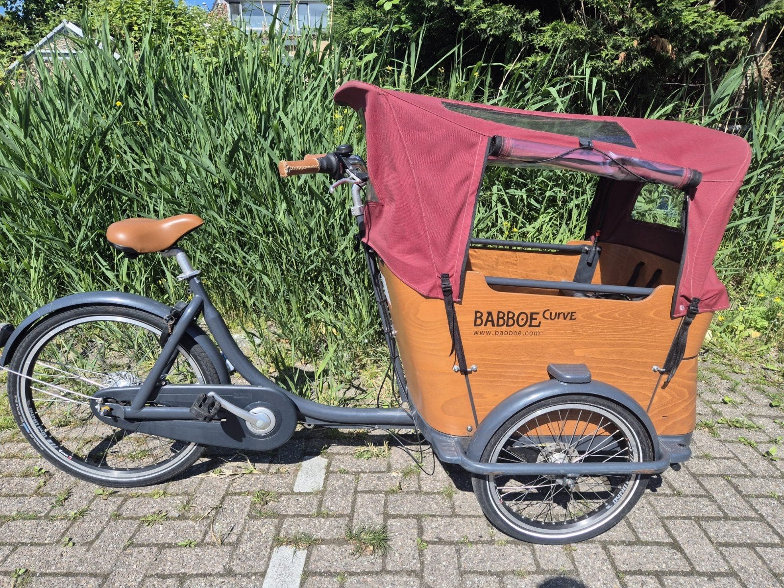 Netjes & goed bakfiets 7 versnellingen (Is niet elektrisch
), Ophalen, Gebruikt, 4 kinderen of meer, Huif