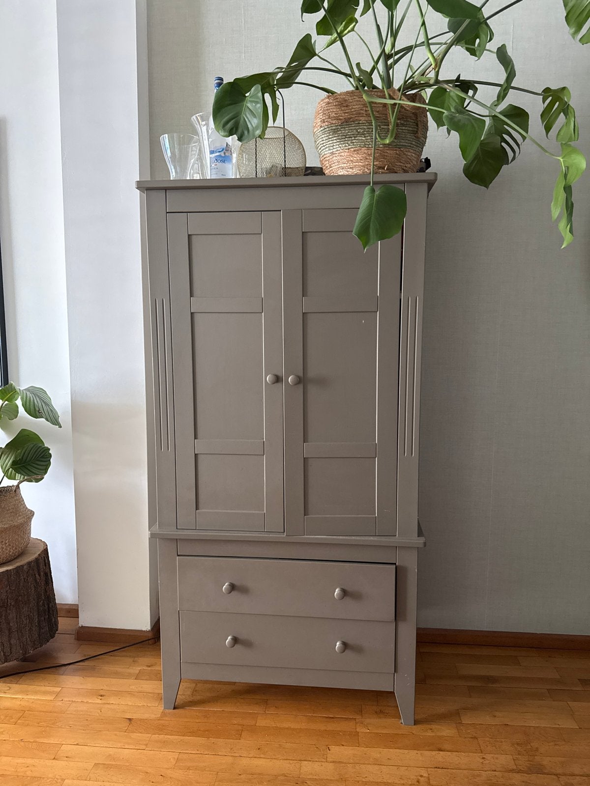 Commode kast / meiden kast met 2 lades en 2 deuren, Ophalen, Gebruikt, 50 tot 100 cm, Met lade(s)
