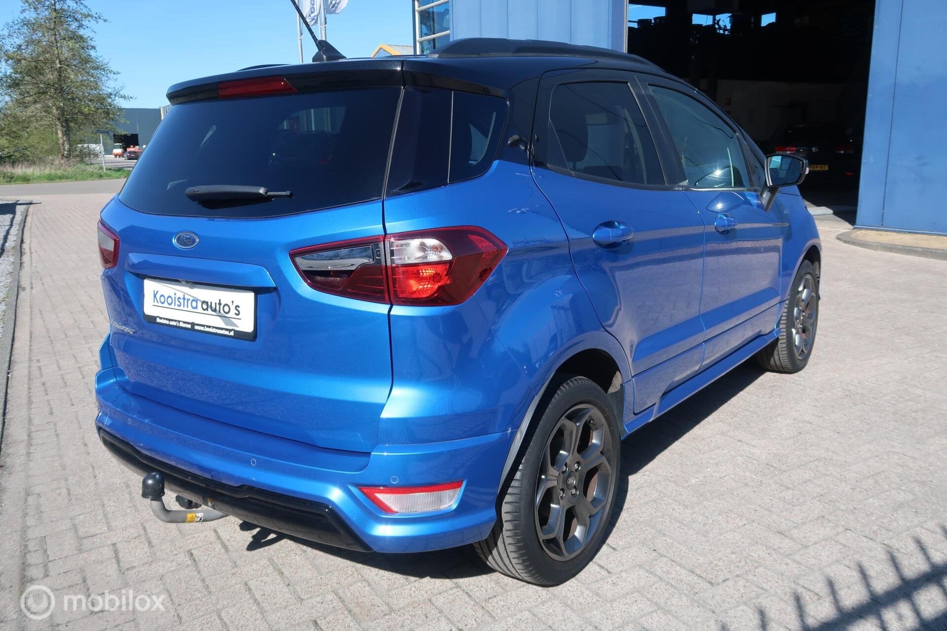 Ford EcoSport 1.0 EcoBoost ST-Line AUTOMAAT, TREKHAAK, 1263 kg, 125 pk, Gebruikt, Zwart
