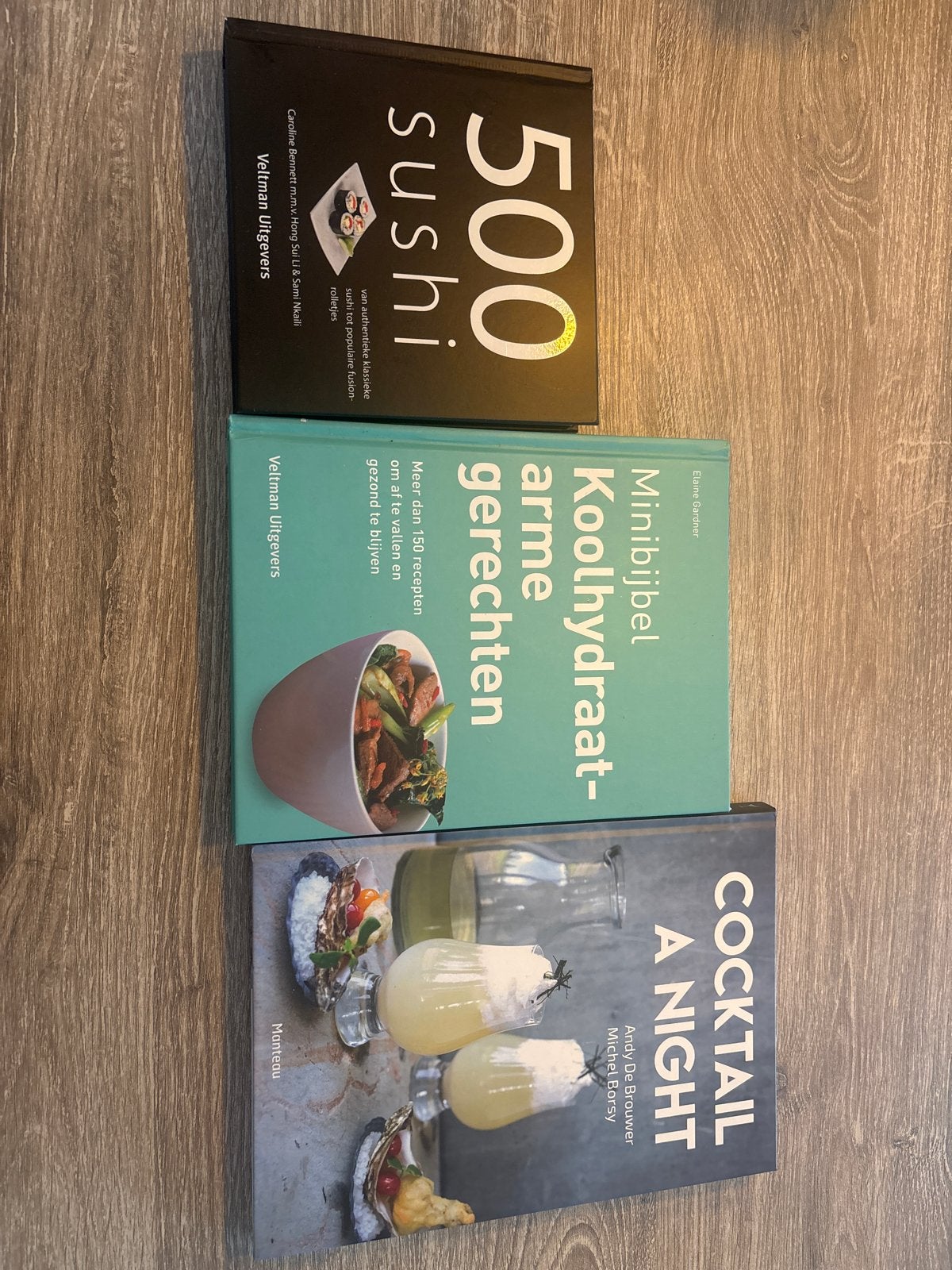 Kookboeken: Sushi, Koolhydraatarme gerechten, Cocktails, Boeken, Hoofdgerechten, Ophalen of Verzenden, Zo goed als nieuw, Gezond koken