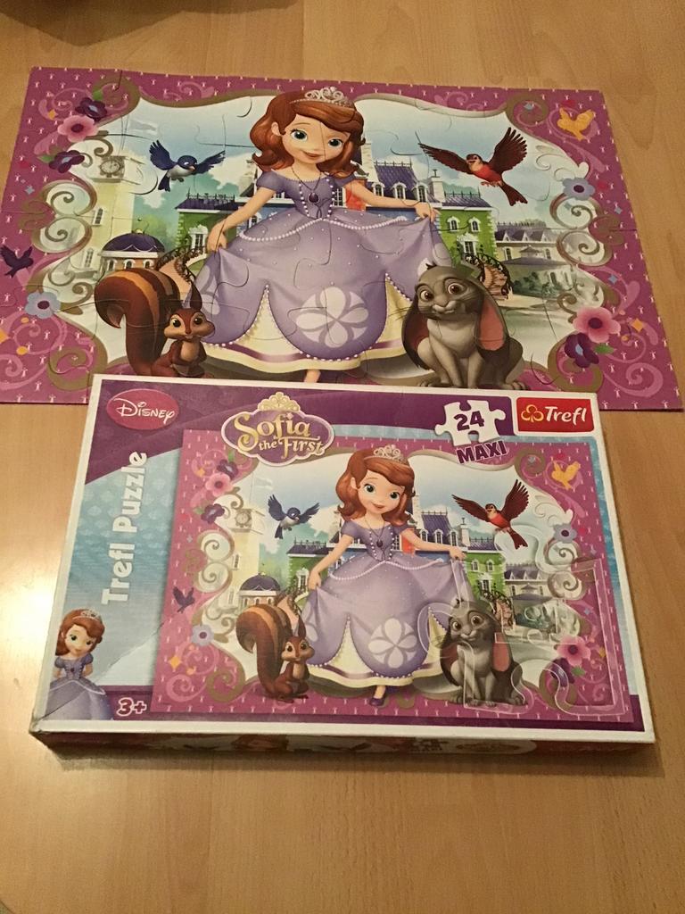Maxi Puzzel”Disney princes”, Ophalen of Verzenden, 10 tot 50 stukjes, Zo goed als nieuw