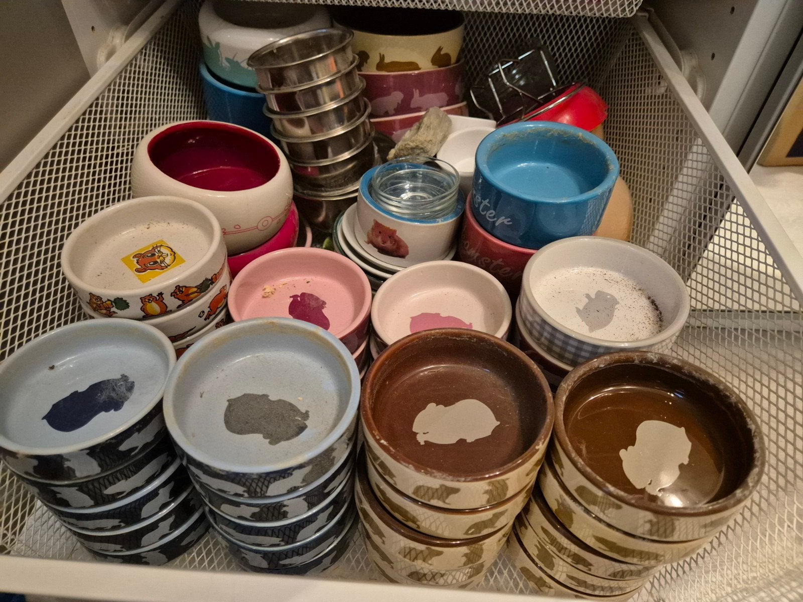 Voerbakje en waterbakjes (mogen per stuk weg), Ophalen of Verzenden, Gebruikt, Voerbakje