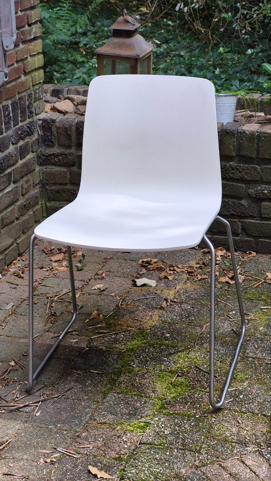 2 witte eetkamerstoelen, Ophalen, Zo goed als nieuw, Wit, Twee