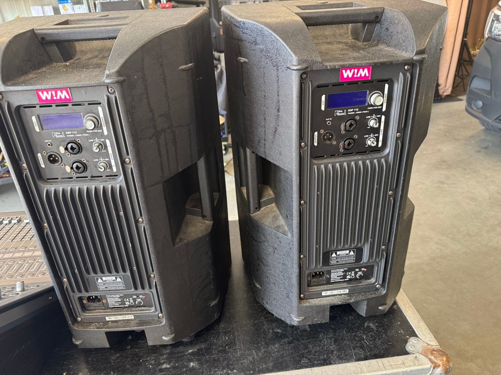 2x The Box pro DSP 112 actieve fullrange luidsprekers, Audio, Tv en Foto, Luidsprekers, Gebruikt, Party speaker, AUX-ingang, Ophalen