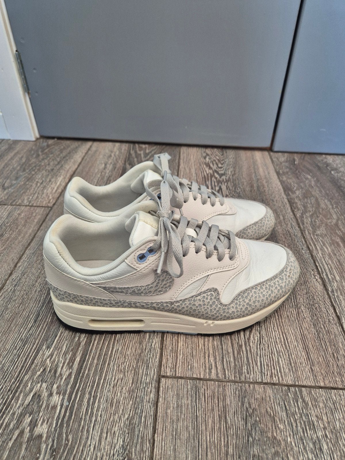 Nike Air Max 1 Safari Summit White maat 40, Wit, Nike, Ophalen of Verzenden, Sneakers of Gympen
