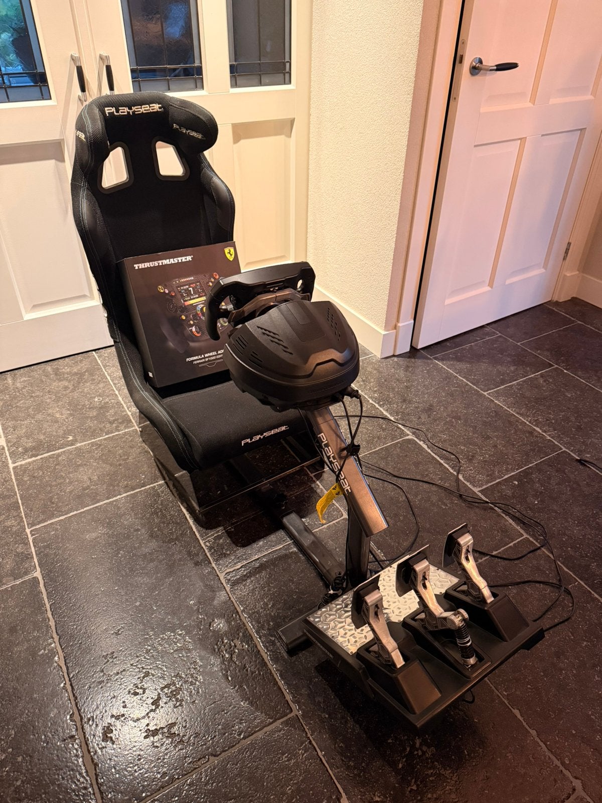 Volledige simrace setup | SF-1000 | T300RS | T-LCM | EVO PRO, Ophalen, Zo goed als nieuw, Stuurtje of Sportattribuut