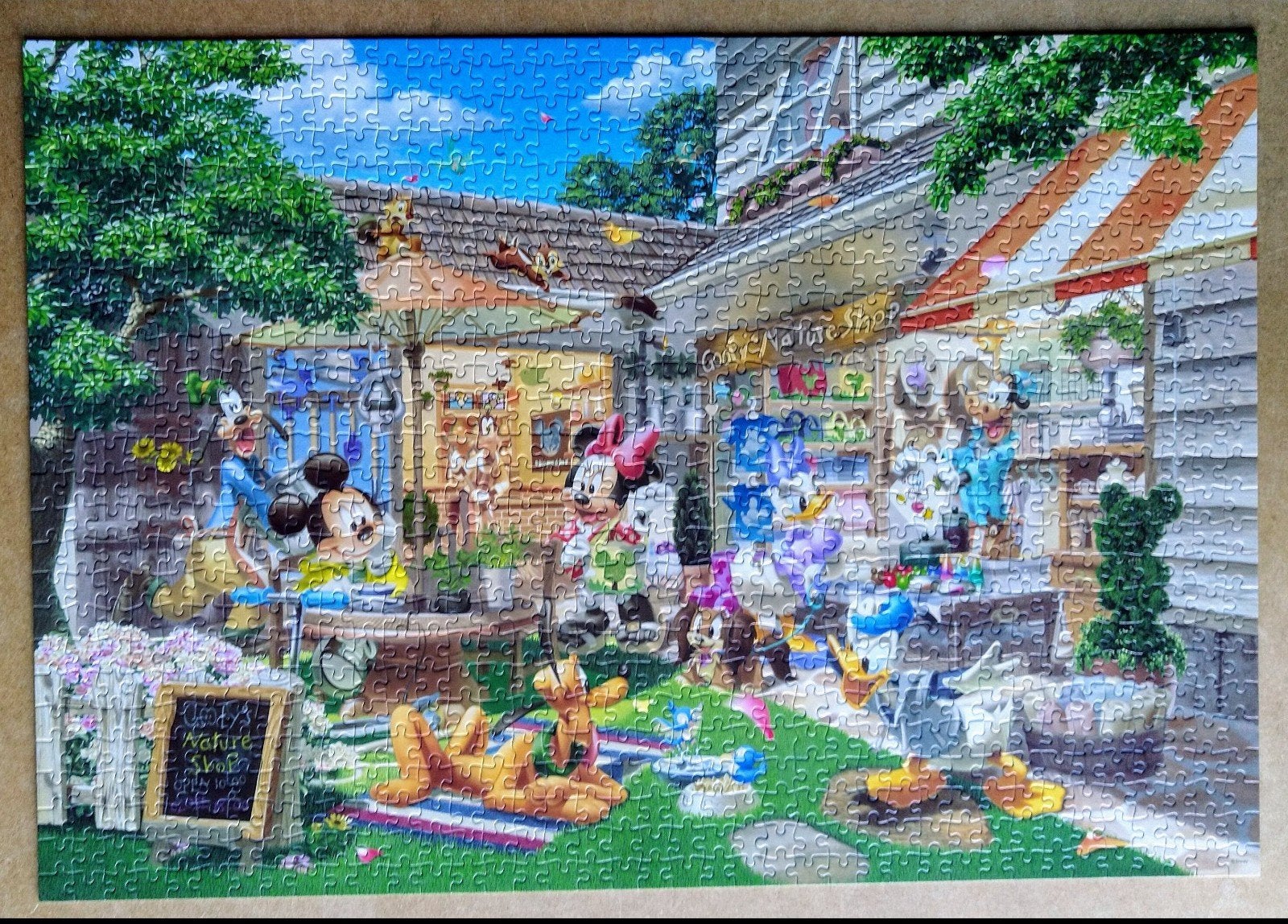 Disney puzzel Tenyo, Ophalen, 500 t/m 1500 stukjes, Zo goed als nieuw, Legpuzzel