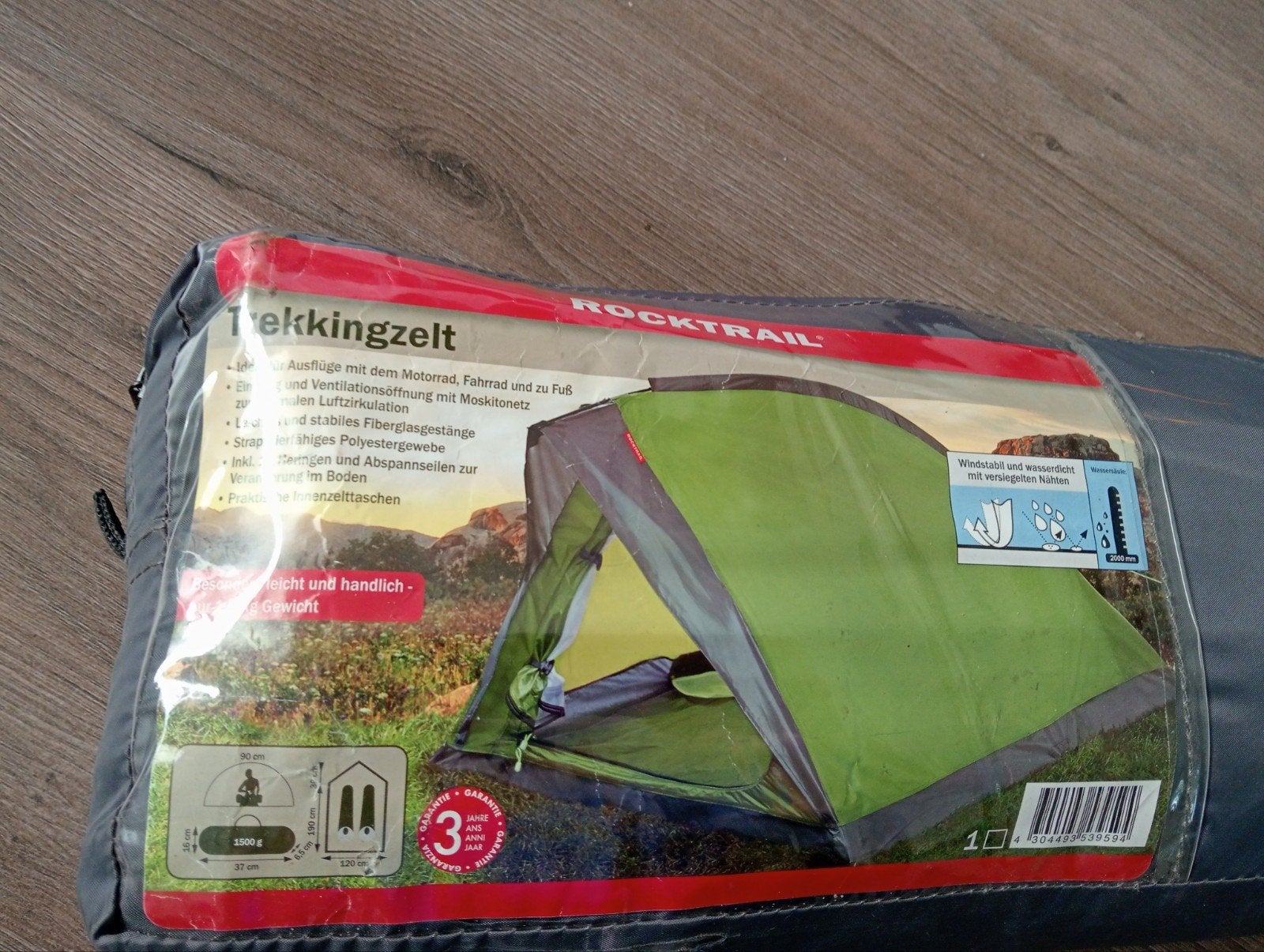 Lichtgewicht 2-persoons tent - Ideaal voor wandelaars, Ophalen, Tot en met 2