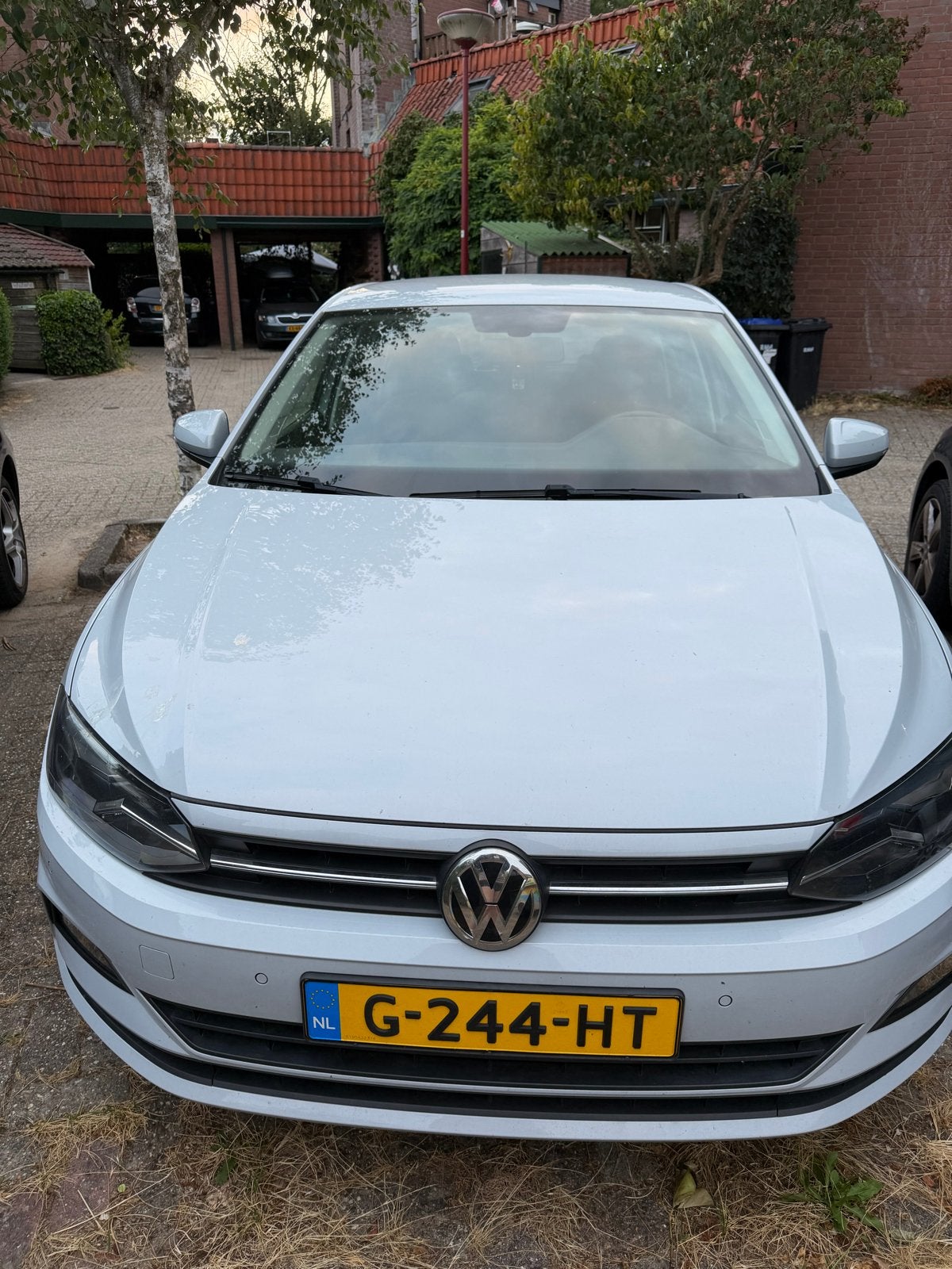 Volkswagen Polo 1.0 TSI 95pk 2019 Wit, Auto's, Voorwielaandrijving, Dealer onderhouden, Stof, Zwart