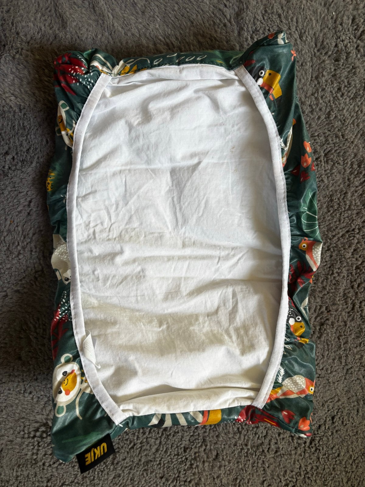 Ukje hoes voor Stokke Tripp Trapp kussen - Jungle print, Ophalen, Gebruikt