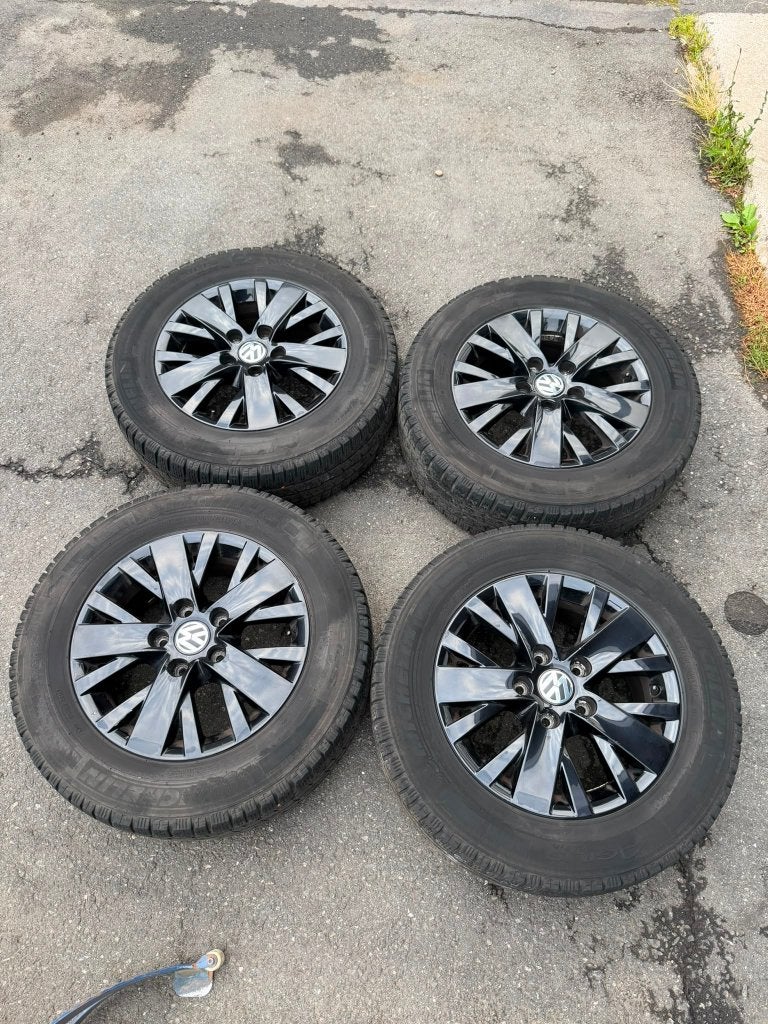 Volkswagen transporter velgenset, Auto-onderdelen, Banden en Velgen, Ophalen, Bestelwagen, Velg(en), 16 inch