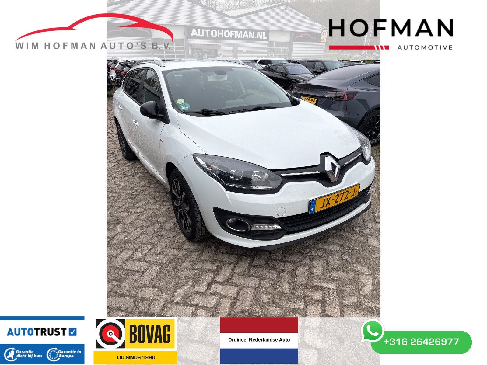 Renault Mégane 1.5 dCi Limited onderhouds hist aanwezig exp, Auto's, Renault, Bedrijf, Te koop, Mégane, ABS, Airbags, Airconditioning