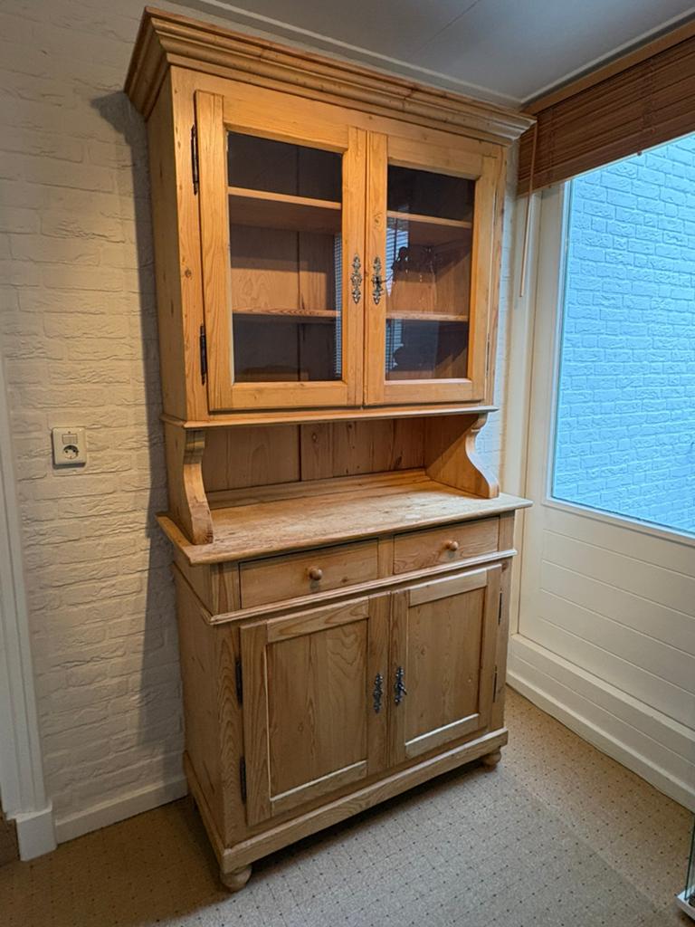 Kast grenen hout, Huis en Inrichting, Kasten | Buffetkasten, Ophalen of Verzenden, Zo goed als nieuw, 25 tot 50 cm, 100 tot 150 cm