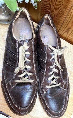 Van Lier schoenen maat 42.5 [8.5] [vm], Ophalen of Verzenden, Gedragen, Bruin