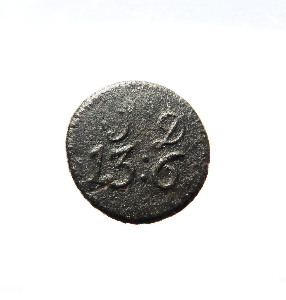 Muntgewicht £sd systeem 4 escudo's S D 13:6    b127, Verzenden