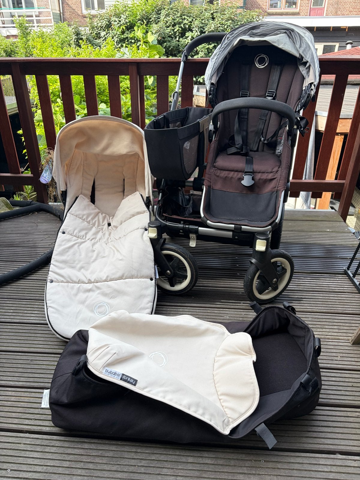 Bugaboo Donkey Duo Kinderwagen met accessoires, Ophalen, Gebruikt, Combiwagen, Duowagen