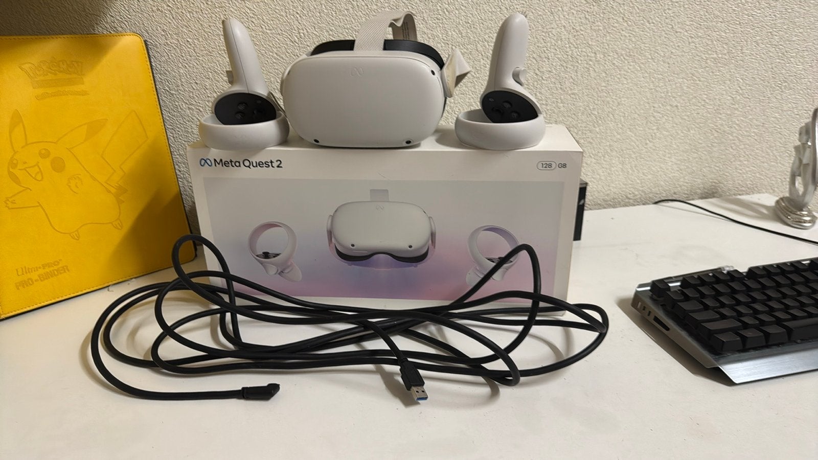 Meta Quest 2 VR-bril 128GB - Zo goed als nieuw, Ophalen of Verzenden, Zo goed als nieuw, VR-bril, Overige platformen