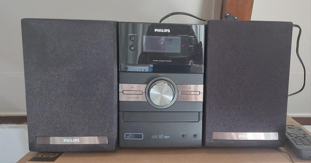 Philips Microset MCM305/12 met CD/DVD-speler en radio, Audio, Tv en Foto, Stereo-sets, Ophalen, Philips, Gebruikt, Microset