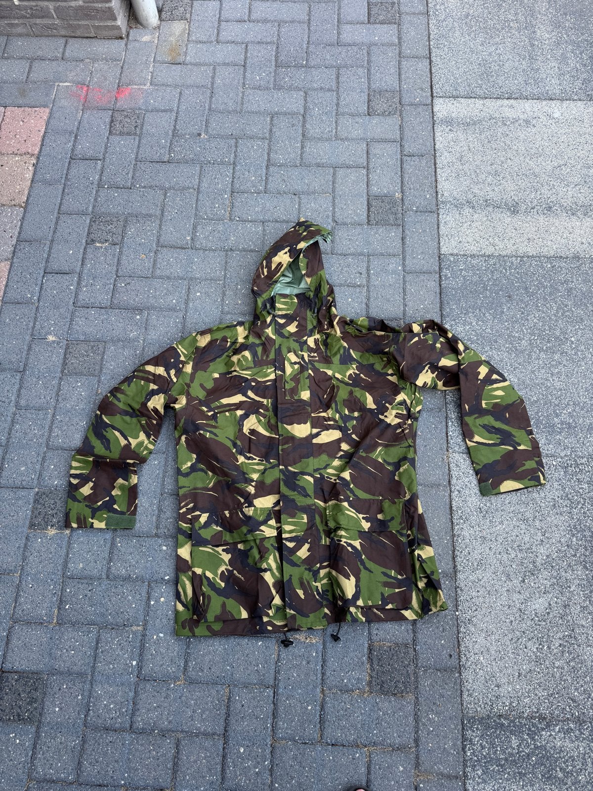 Militair camouflagejack/regenjack, Ophalen, Nieuw, Regenjas