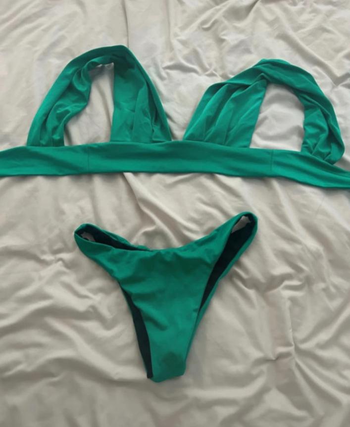 Bayu the label bikini set, Ophalen of Verzenden, Zo goed als nieuw, Groen, Bikini