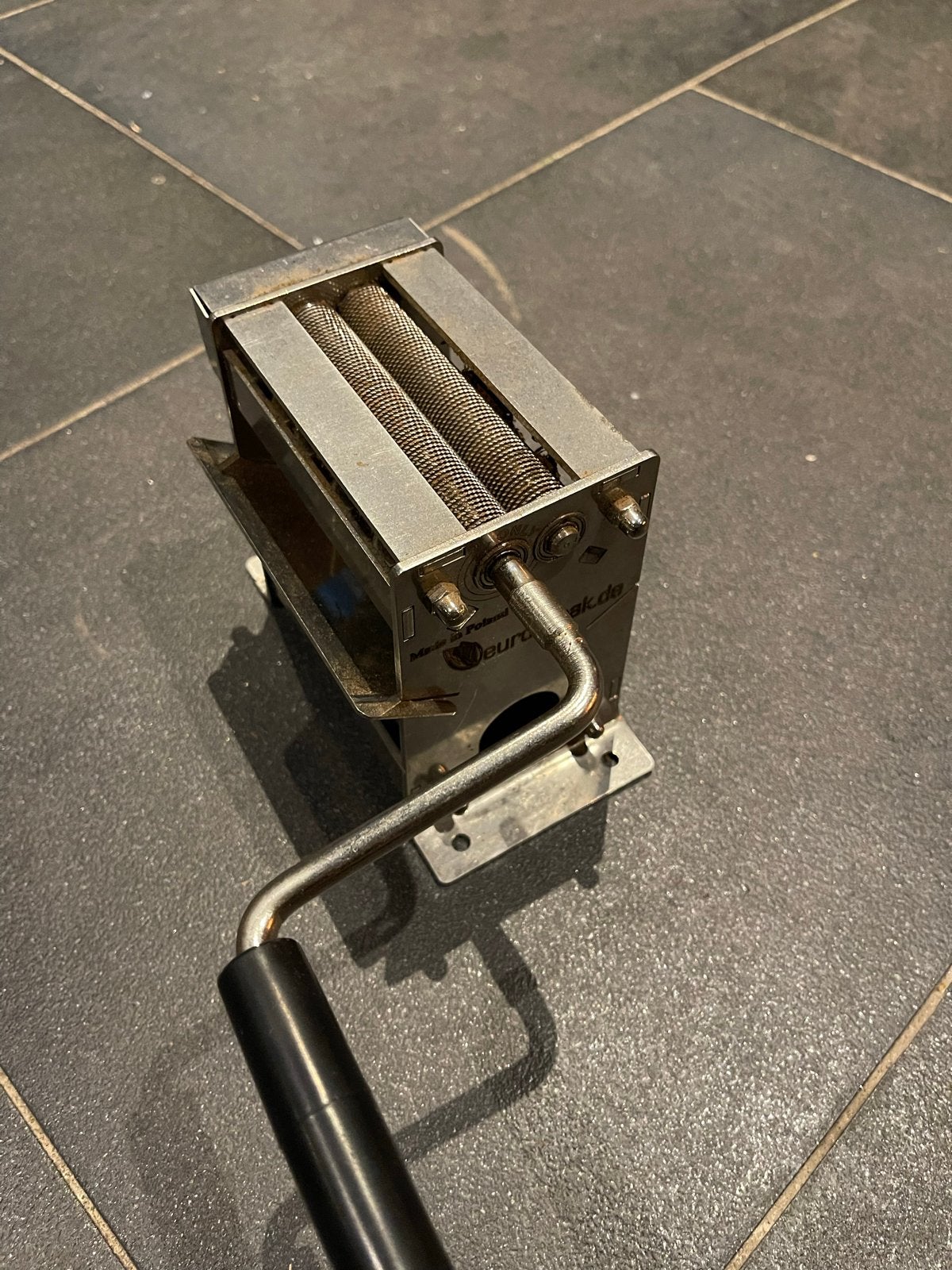 Tabak molen grinder tabaksbladeren snijder, Ophalen of Verzenden, Gebruikt