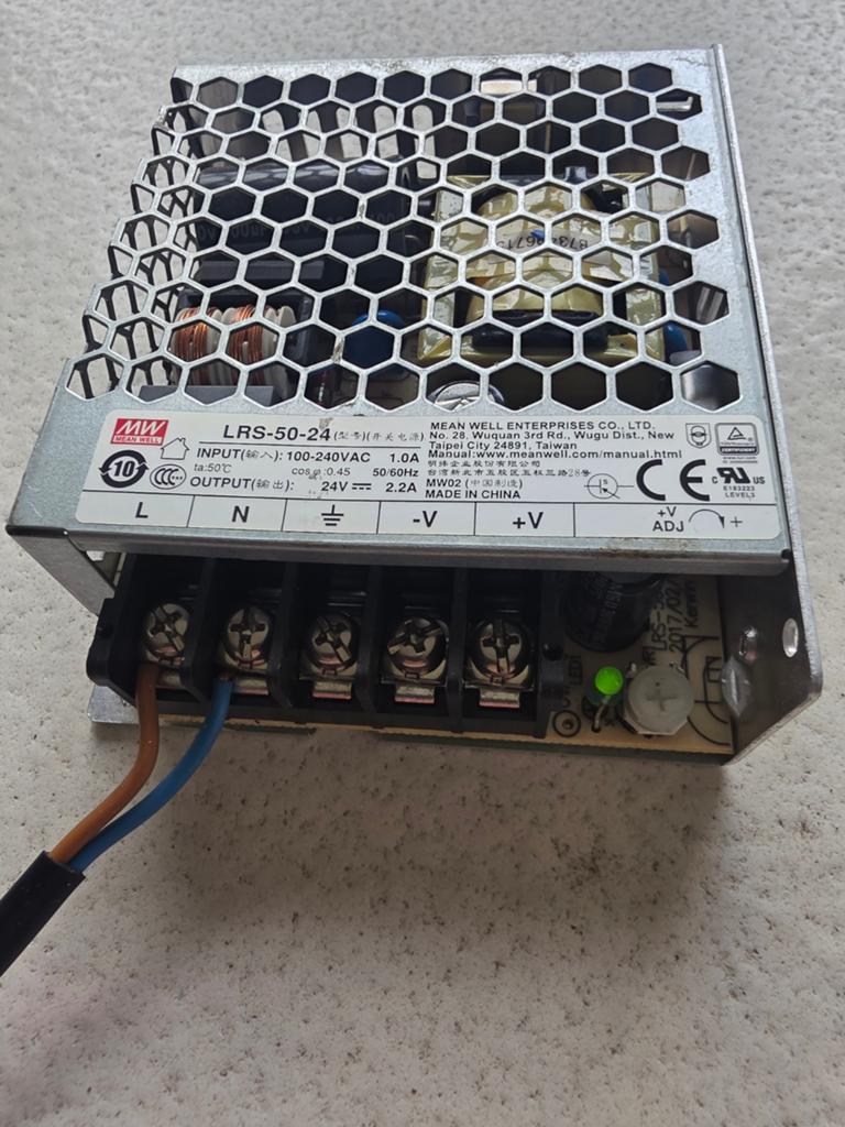 meanwell lrs-50-24 schakelvoeding, Hobby en Vrije tijd, Elektronica-componenten, Ophalen of Verzenden, Gebruikt