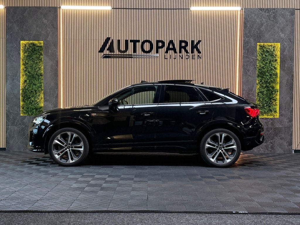 Audi Q3 Sportback 45 TFSI e 3X S-LINE|PANO|SONOS|MATRIXLED|3, Gebruikt, 150 pk, Zwart, Plug-in hybride