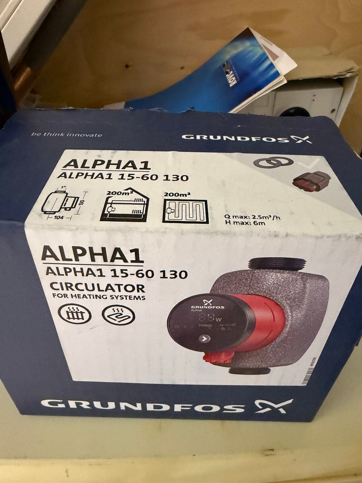Grundfos Alpha1 pomp, Minder dan 30 cm, Overige typen, Nieuw, Minder dan 60 cm
