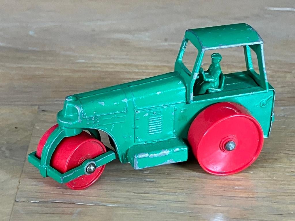 Matchbox Lesney 1 D – Aveling Barford Road Roller Wals 1962, Ophalen of Verzenden, Gebruikt, Overige typen