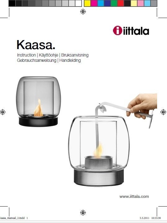 Iittala Kaasa vuurhaard/fireplace, Ophalen, Zo goed als nieuw